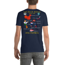 Load image into Gallery viewer, USS Blue Ridge (LCC-19) 2016 Patrol Shirt - Map