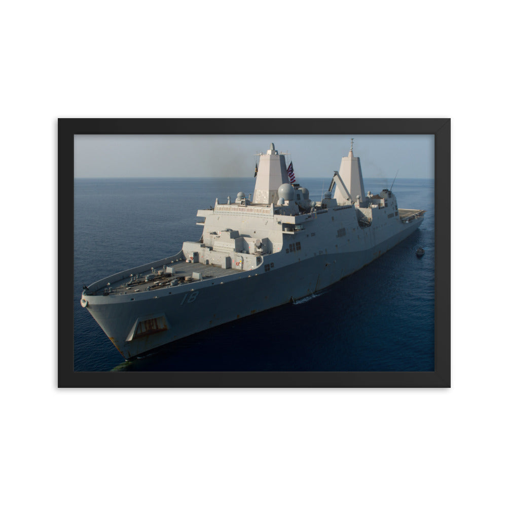 USS New Orleans (LPD-18) Framed Ship Photo