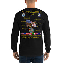 Load image into Gallery viewer, USS Chancellorsville (CG-62) 1995 Long Sleeve Cruise Shirt