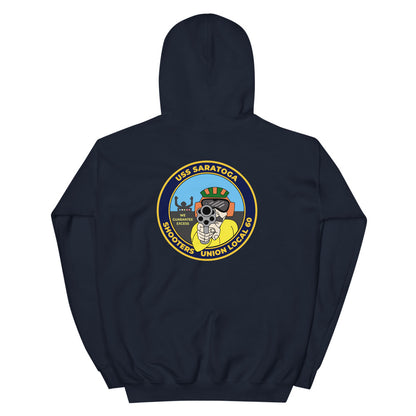 USS Saratoga (CV-60) Shooters Union Local 60 Hoodie