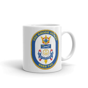 USS Rhode Island (SSBN-740) Ship's Crest Mug