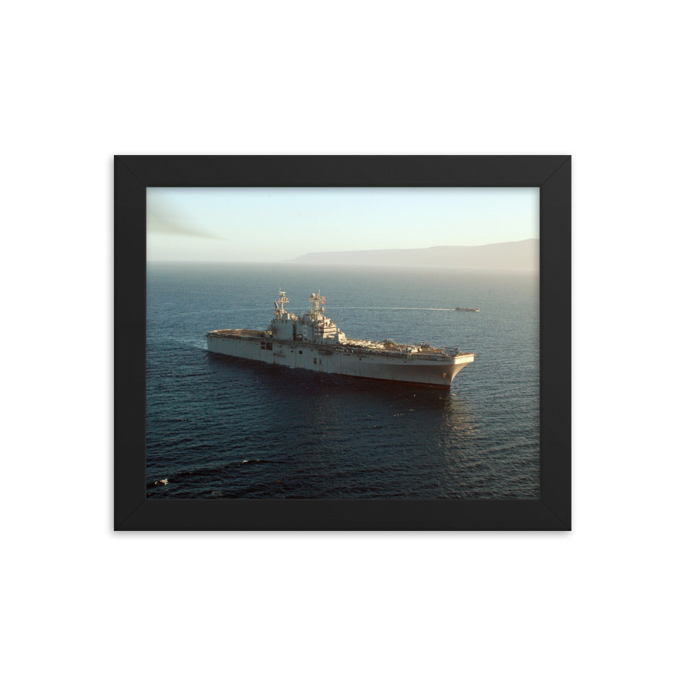 USS Peleliu (LHA-5) Framed Ship Photo