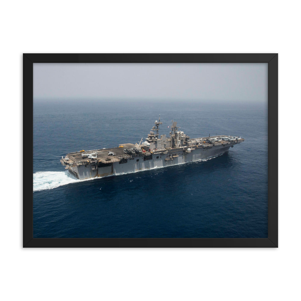 USS Iwo Jima (LHD-7) Framed Ship Photo