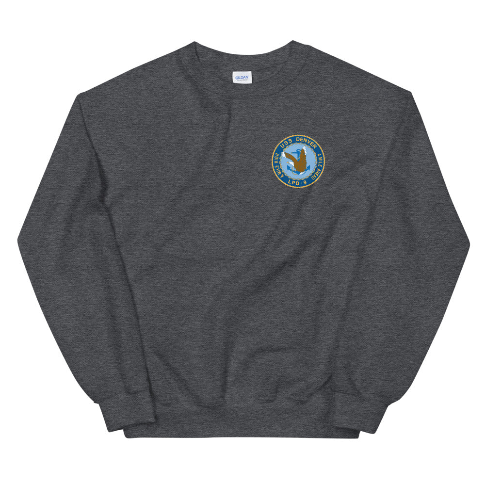USS Denver (LPD-9) Ship's Crest Sweatshirt
