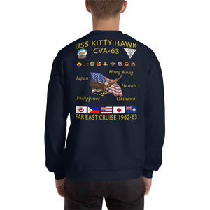 USS Kitty Hawk (CVA-63) 1962-63 Cruise Sweatshirt