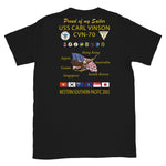 USS Carl Vinson (CVN-70) 2003 Cruise Shirt - FAMILY
