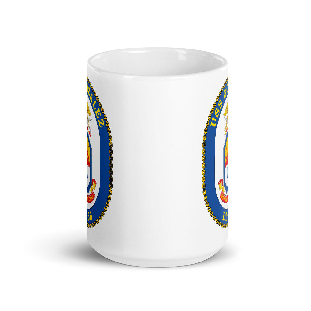 USS Gonzales (DDG-66) Ship's Crest Mug