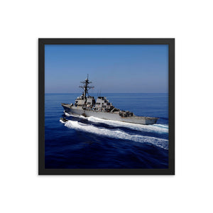 USS Barry (DDG-52) Framed Ship Photo