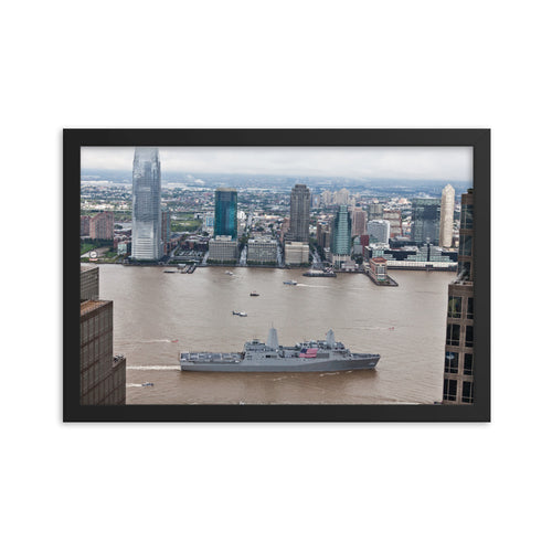 USS New York (LPD-21) Framed Ship Photo
