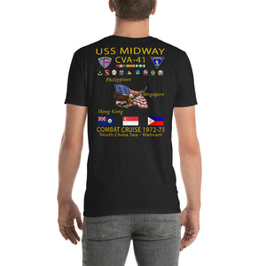 USS Midway (CVA-41) 1972-73 Cruise Shirt