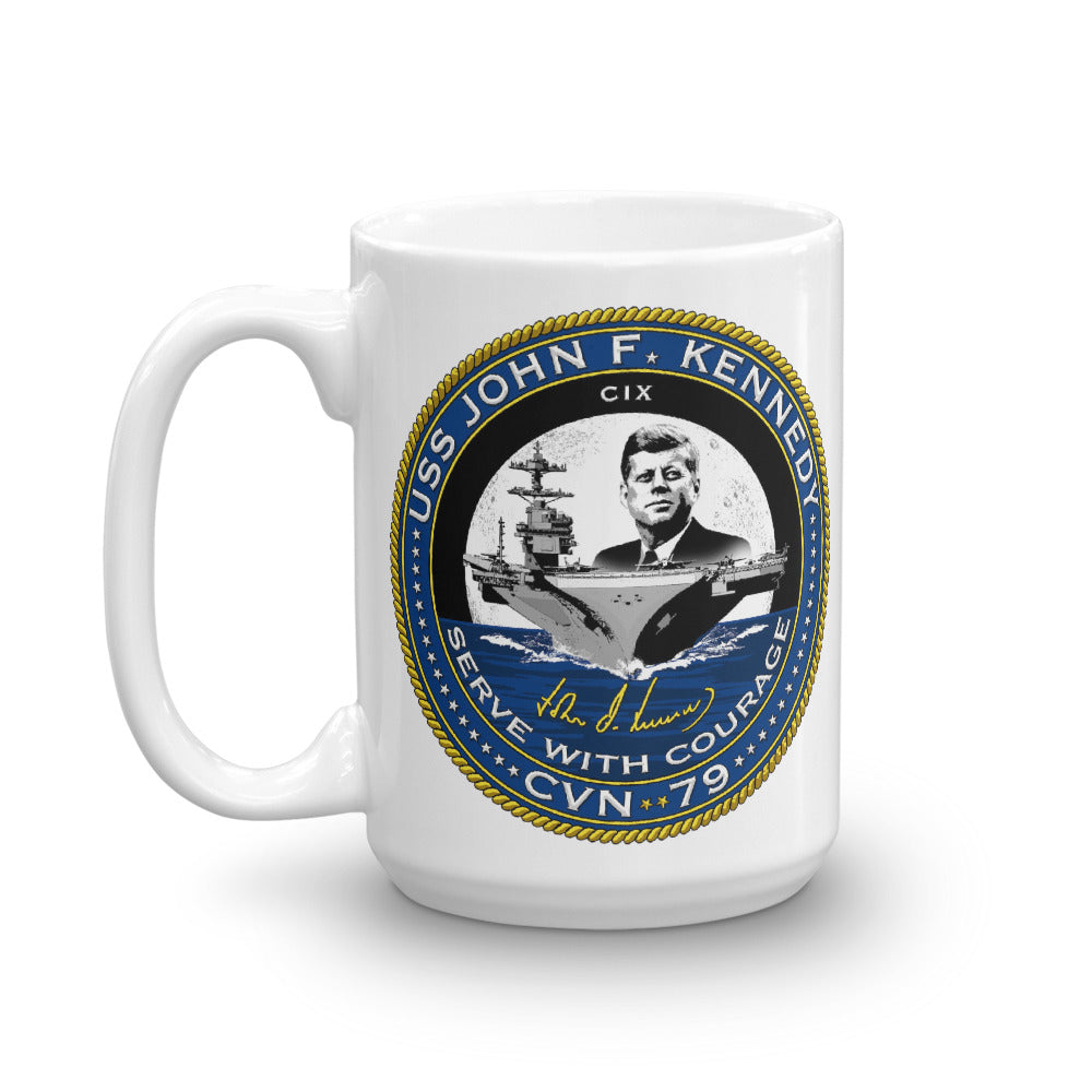 USS John F. Kennedy (CVN-79) Ship's Crest Mug