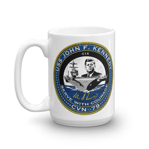 USS John F. Kennedy (CVN-79) Ship's Crest Mug