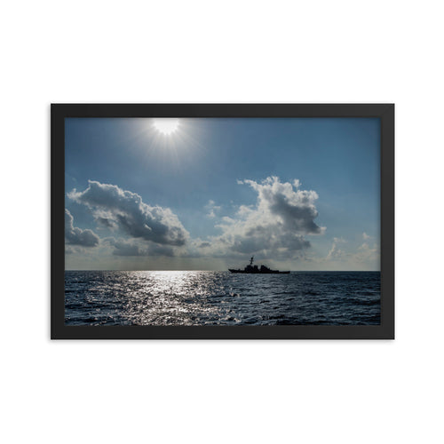 USS Barry (DDG-52) Framed Ship Photo