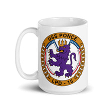 Load image into Gallery viewer, USS Ponce (LPD-15) Ship&#39;s Crest Mug