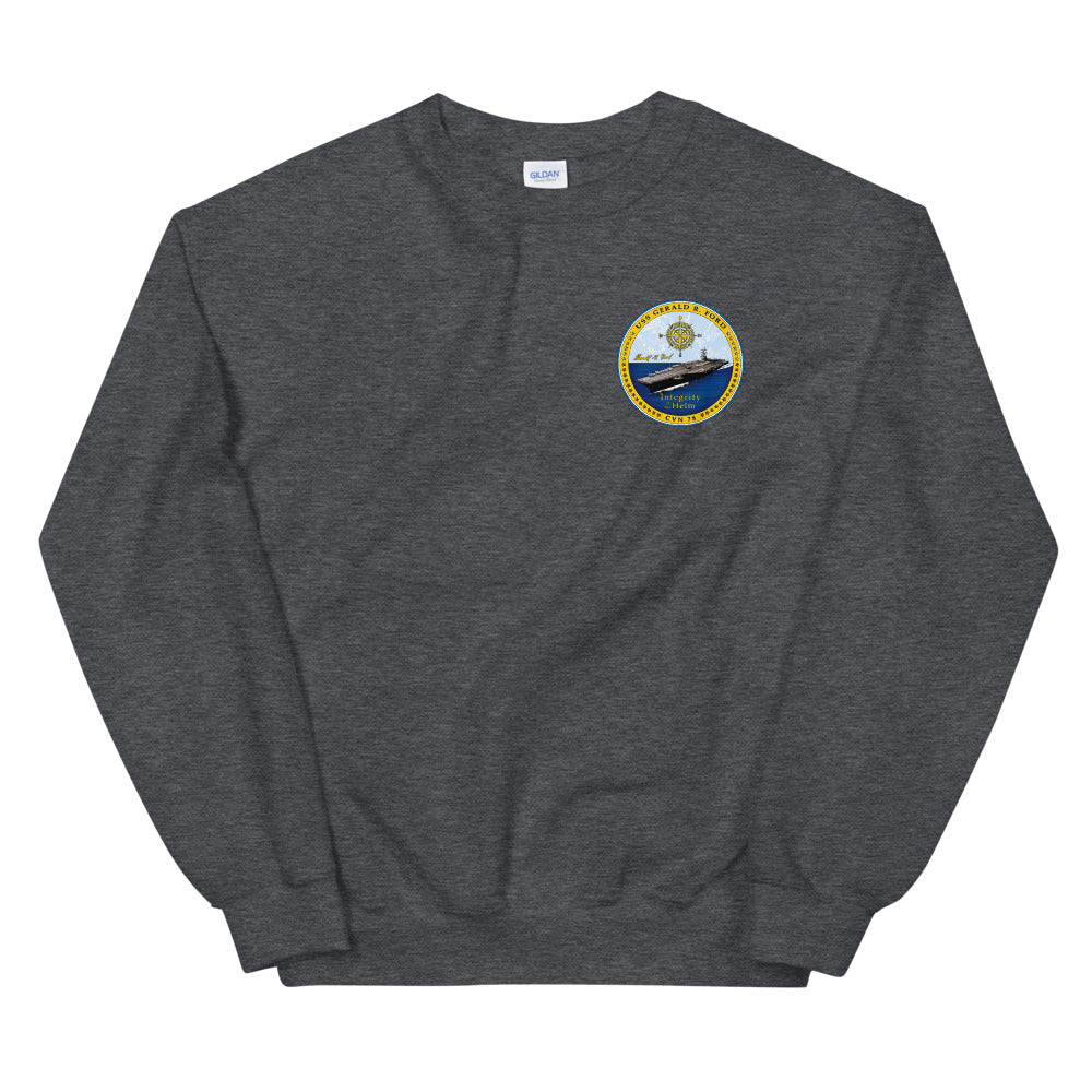 USS Gerald R. Ford (CVN-78) Ship's Crest Sweatshirt