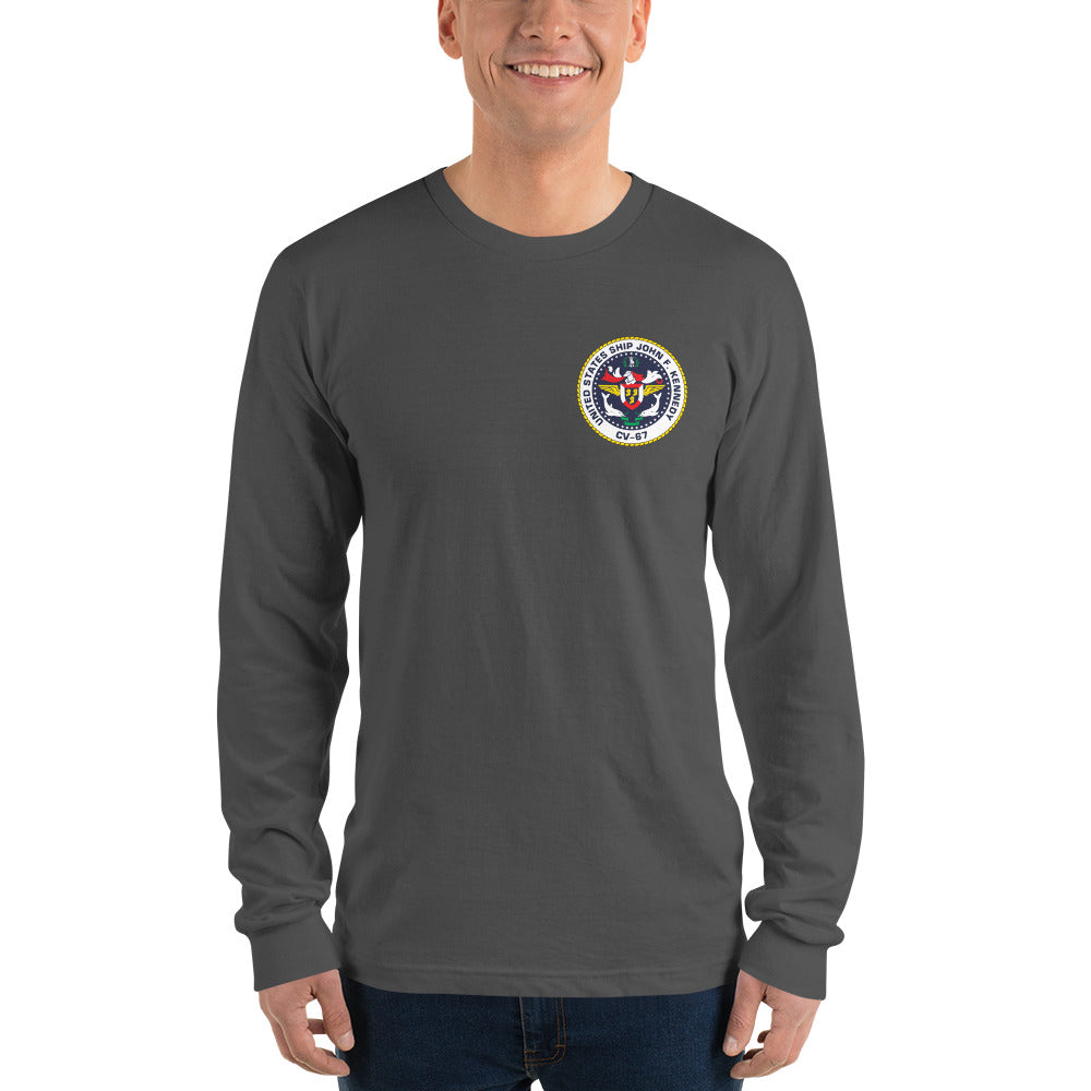 USS John F. Kennedy (CV-67) 1975-76 Long Sleeve Cruise Shirt