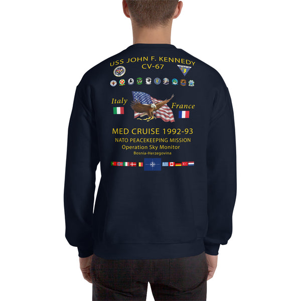 USS John F. Kennedy (CV-67) 1992-93 Cruise Sweatshirt