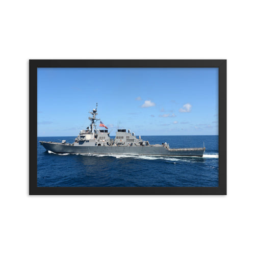 USS Fitzgerald (DDG-62) Framed Ship Photo