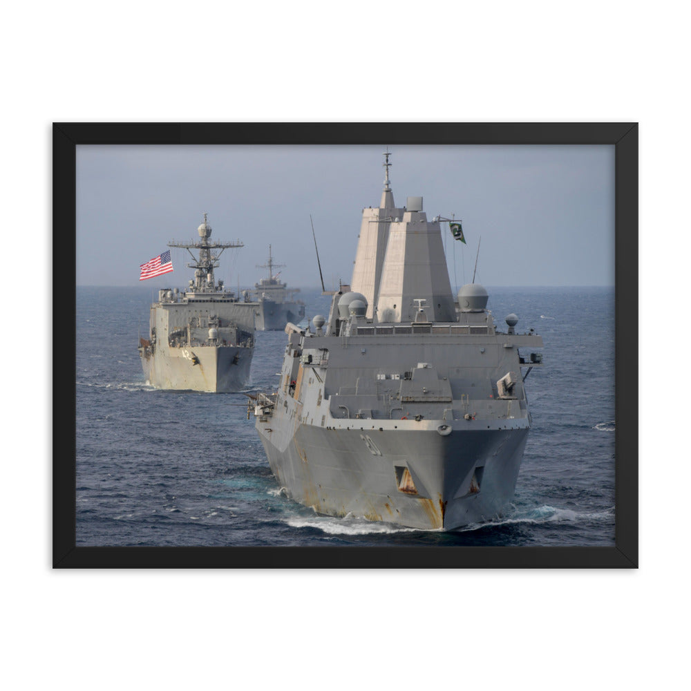 USS Green Bay (LPD-20) Framed Ship Photo