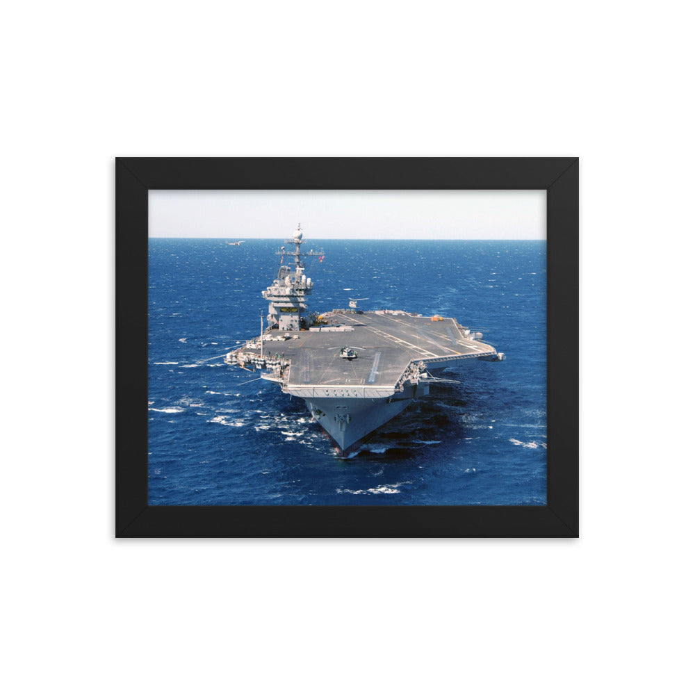 USS John F. Kennedy (CV-67) Framed Ship Photo