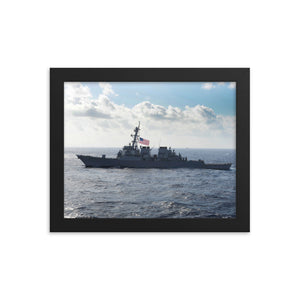 USS Curtis Wilbur (DDG-54) Framed Ship Photo