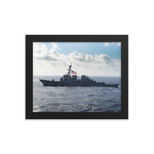 Load image into Gallery viewer, USS Curtis Wilbur (DDG-54) Framed Ship Photo