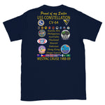 USS Constellation (CV-64) 1988-89 "Patched Out" Cruise Shirt - FAMILY