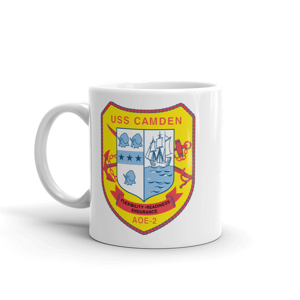USS Camden (AOE-2) Ship's Crest Mug