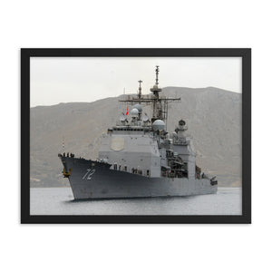 USS Vella Gulf (CG-72) Framed Ship Photo