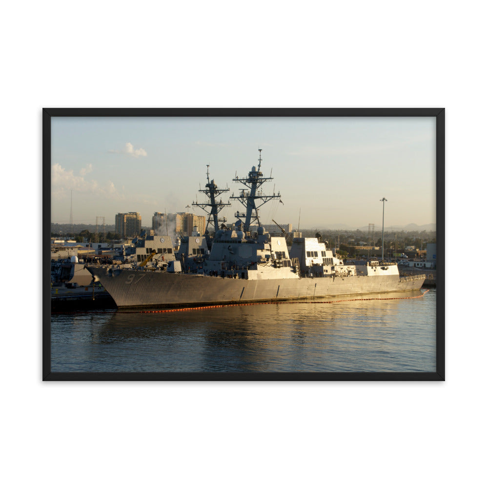 USS Halsey (DDG-97) Framed Ship Photo