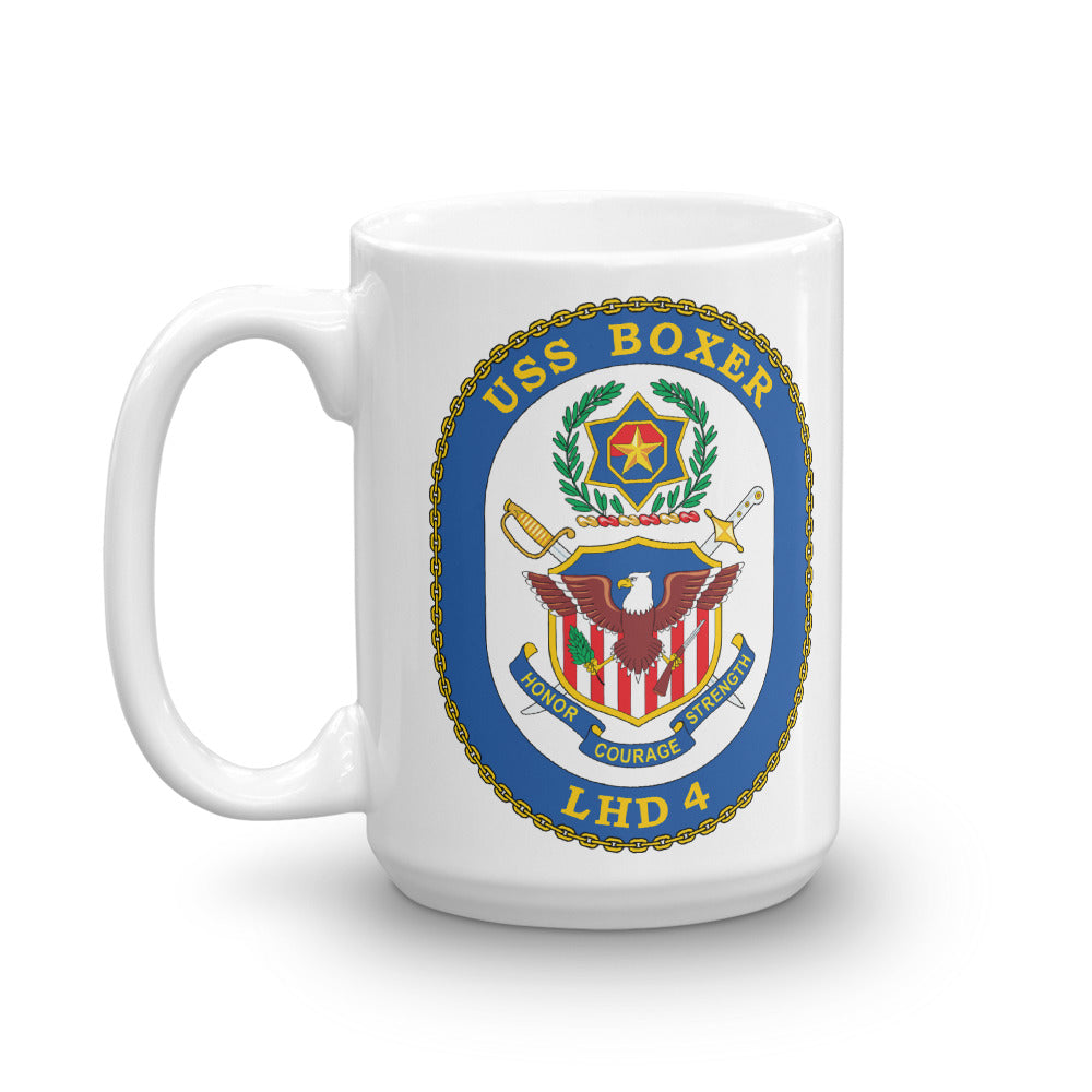 USS Boxer (LHD-4) Ship's Crest Mug