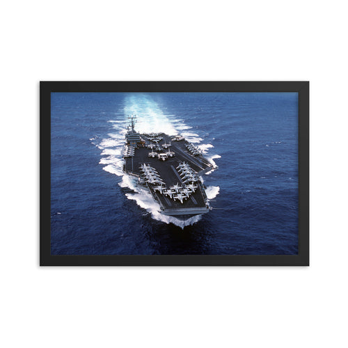 USS Abraham Lincoln (CVN-72) Framed Ship Photo