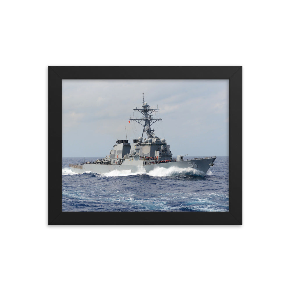 USS Decatur (DDG-73) Framed Ship Photo