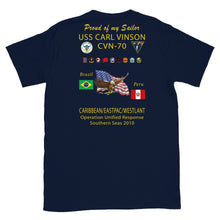 Load image into Gallery viewer, USS Carl Vinson (CVN-70) 2010 Cruise Shirt - FAMILY