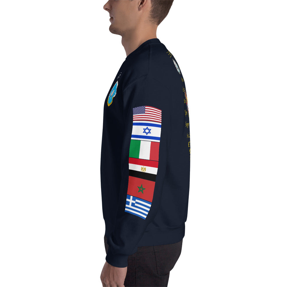IKE CUSTOM w/FLAGS - E HUGHES - Sweatshirt