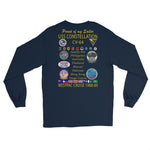 USS Constellation (CV-64) 1988-89 "Patched out" Long Sleeve Cruise Shirt - FAMILY