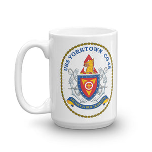 USS Yorktown (CG-48) Ship's Crest Mug