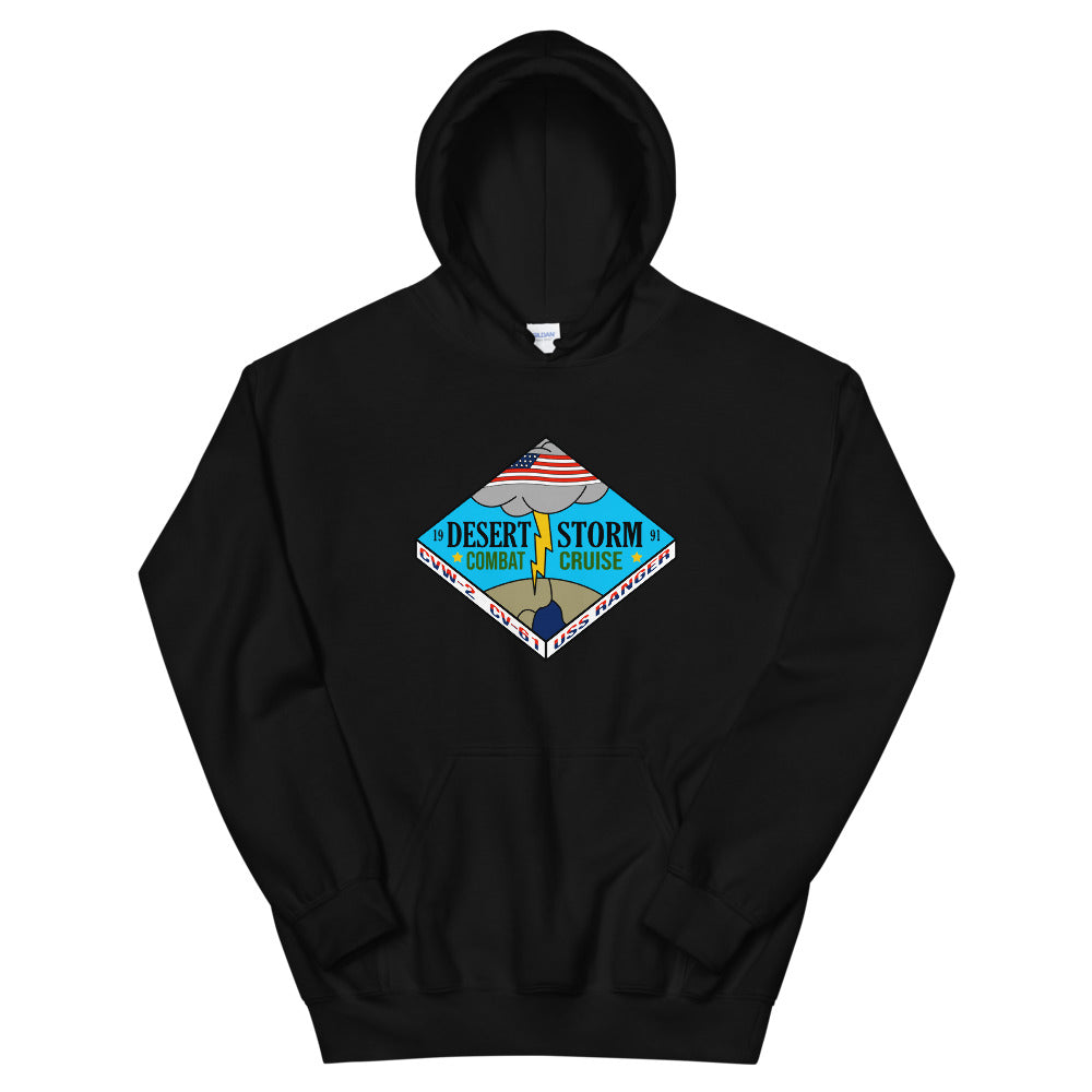 USS Ranger (CV-61) Desert Storm Combat Cruise Hoodie
