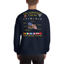 Load image into Gallery viewer, USS Saratoga (CVA-60) 1959-60 Cruise Sweatshirt