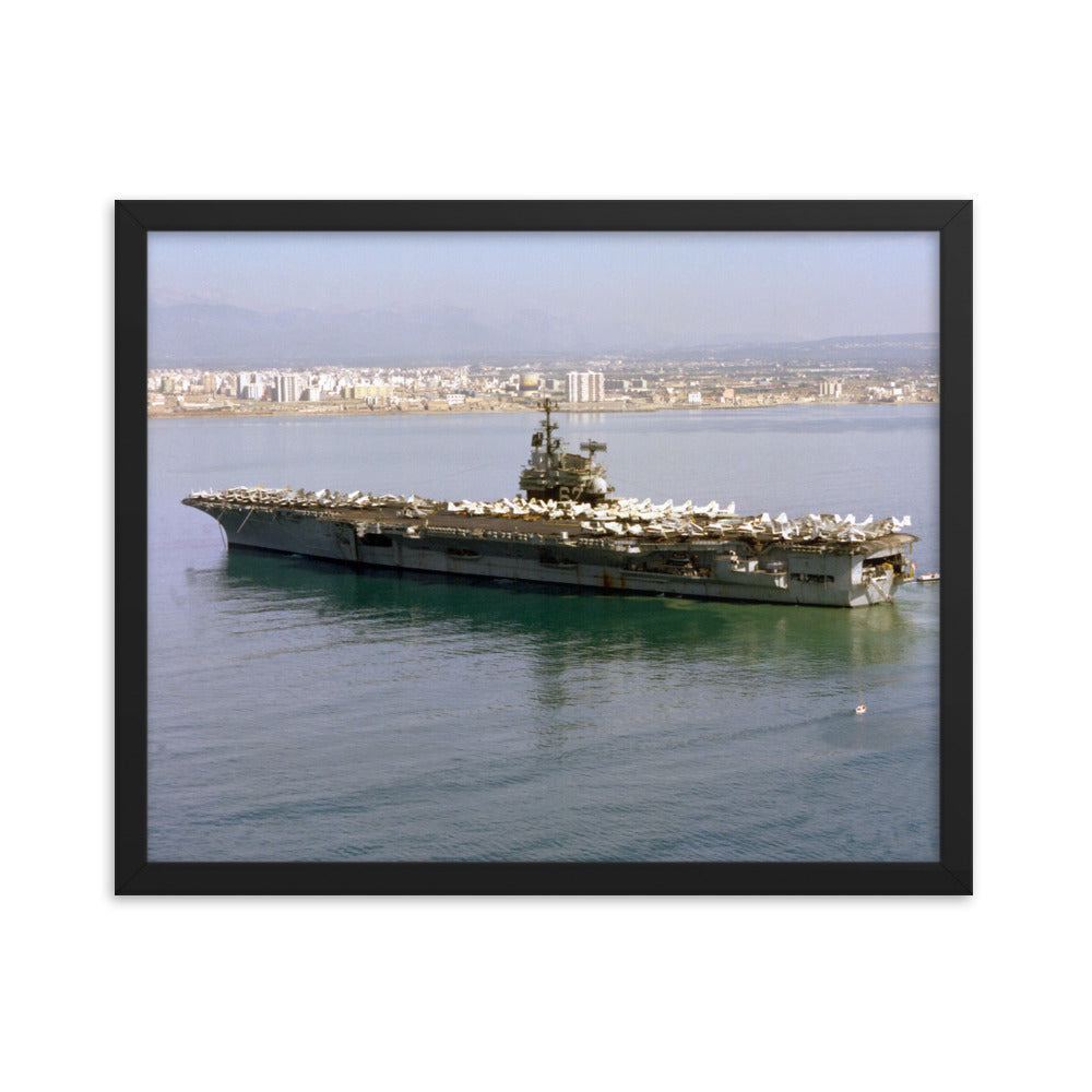 USS Independence (CV-62) Framed Ship Photo