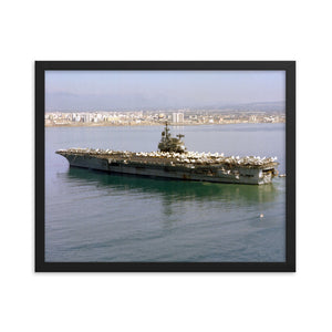 USS Independence (CV-62) Framed Ship Photo