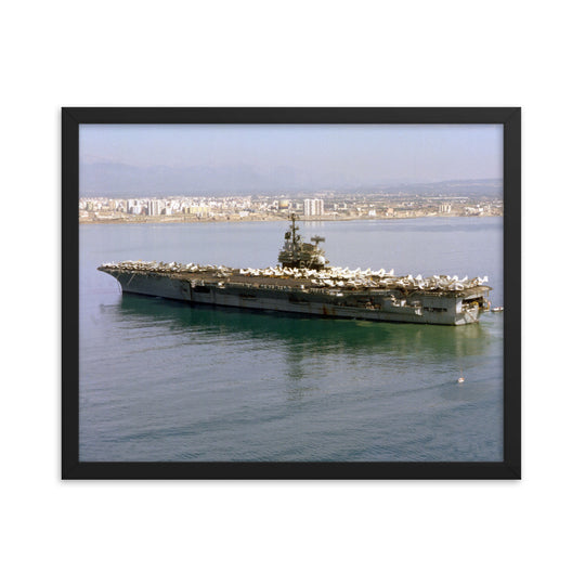 USS Independence (CV-62) Framed Ship Photo