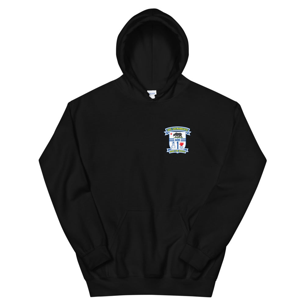 USS Sacramento (AOE-1) Ship's Crest Hoodie
