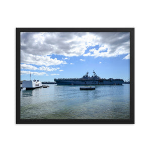 USS Boxer (LHD-4) Framed Ship Photo