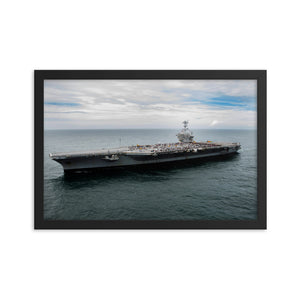 USS George Washington (CVN-73) Framed Ship Photo - Friends & Family Day