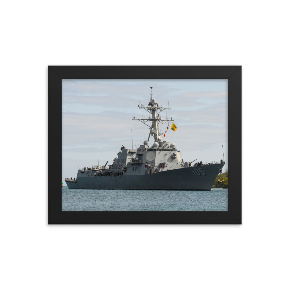 USS Dewey (DDG-105) Framed Ship Photo