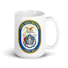 Load image into Gallery viewer, USS Arlington (LPD-24) Ship&#39;s Crest Mug