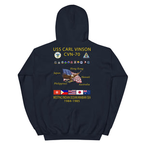 USS Carl Vinson (CVN-70) 1984-85 Cruise Hoodie