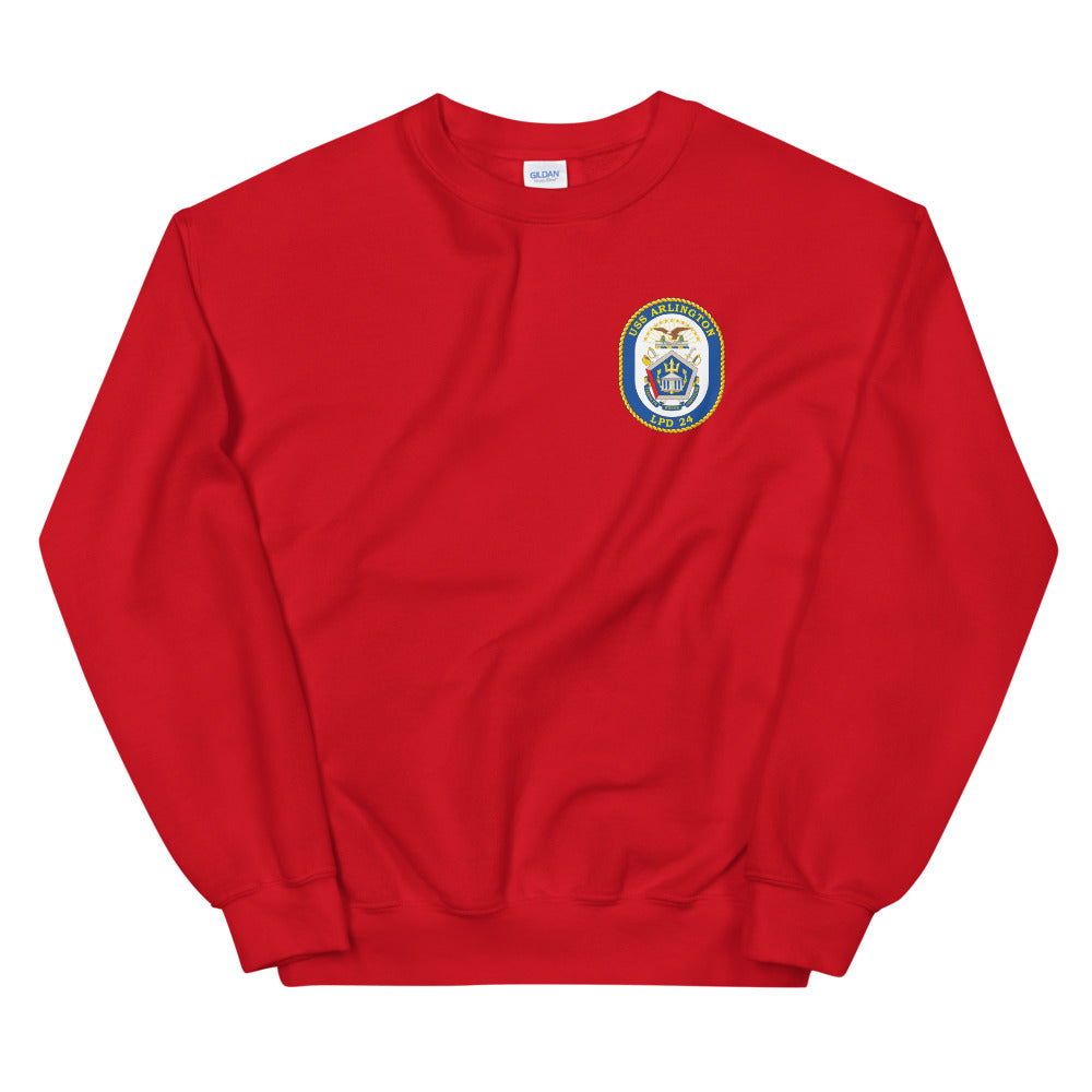 USS Arlington (LPD-24) Ship's Crest Sweatshirt