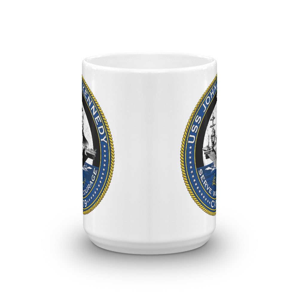 USS John F. Kennedy (CVN-79) Ship's Crest Mug